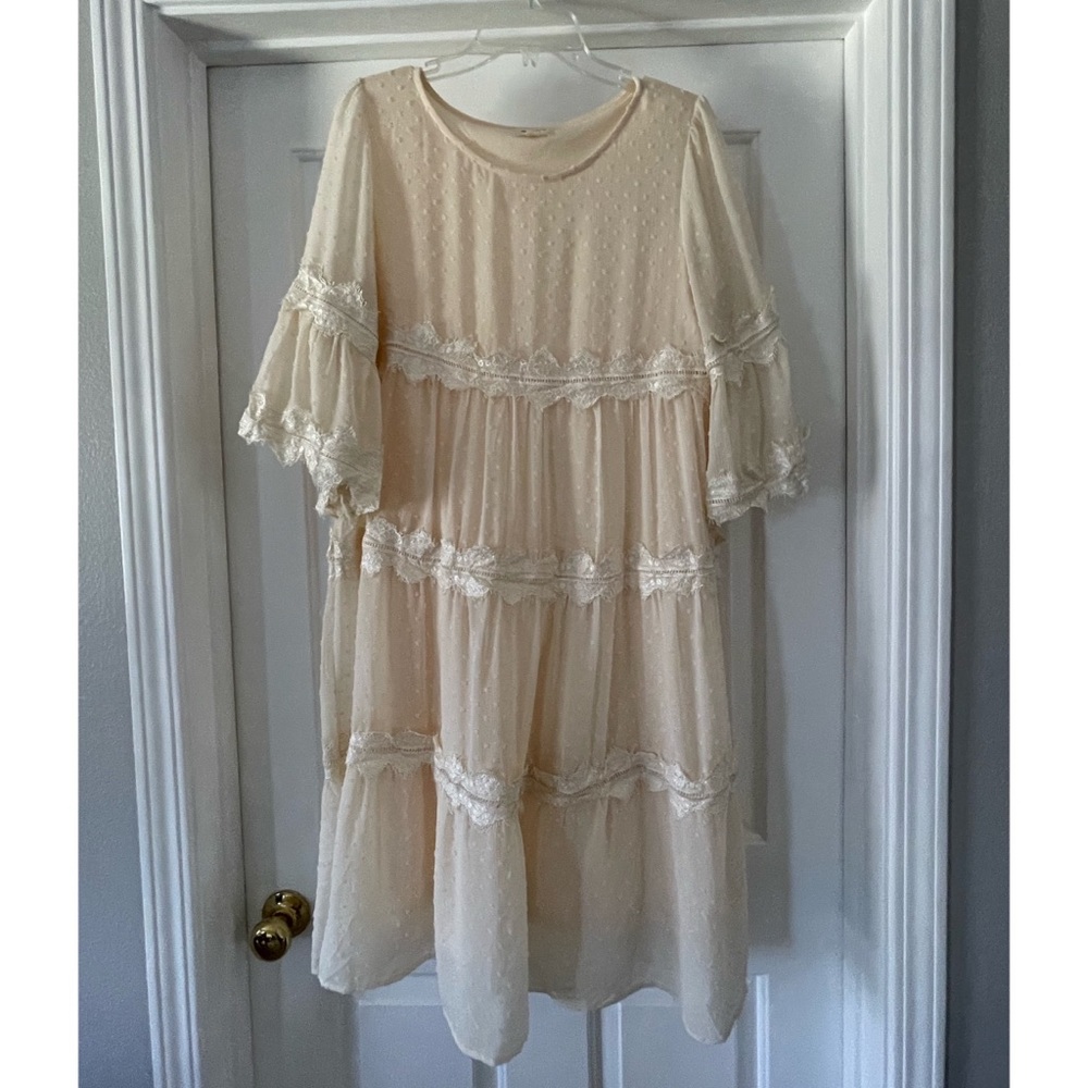 Orange Creek boutique Swiss dot midi Dress
